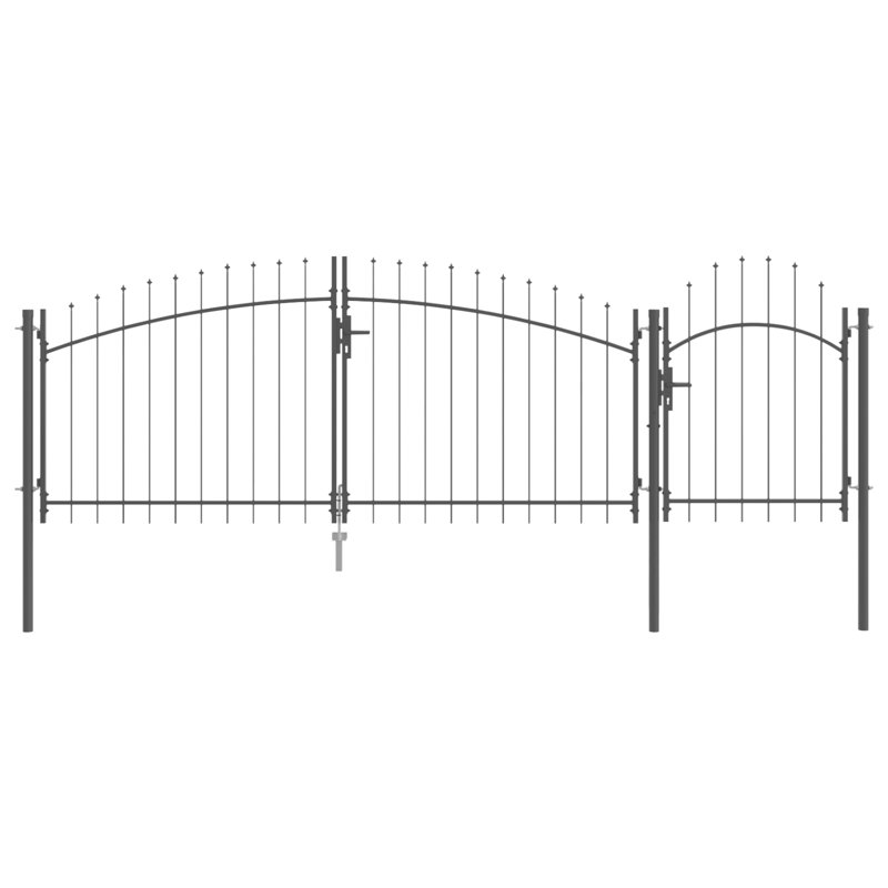 Double Gate with Lock, 150 x 400 cm