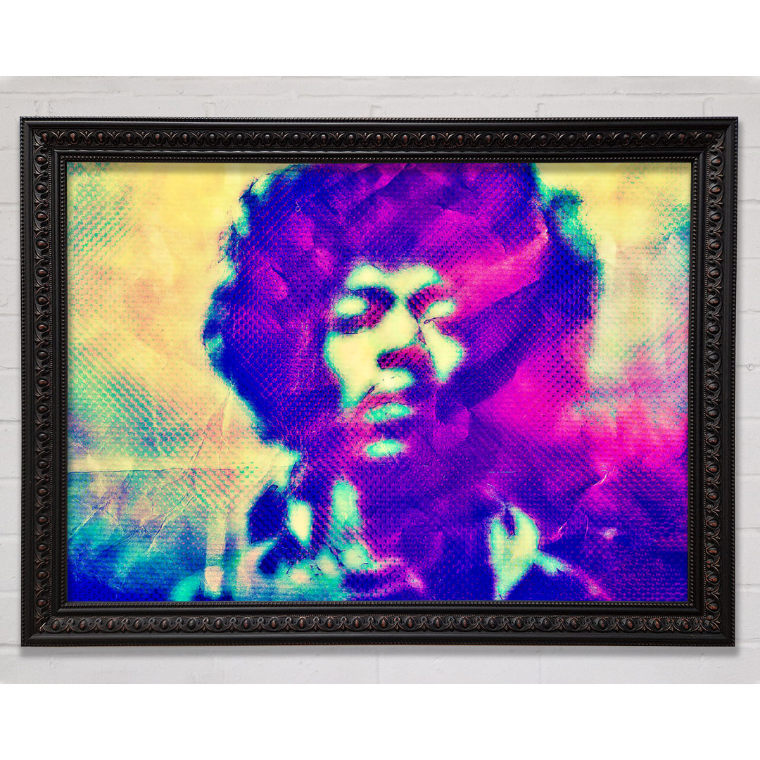 Jimi Hendrix Blur - Druck