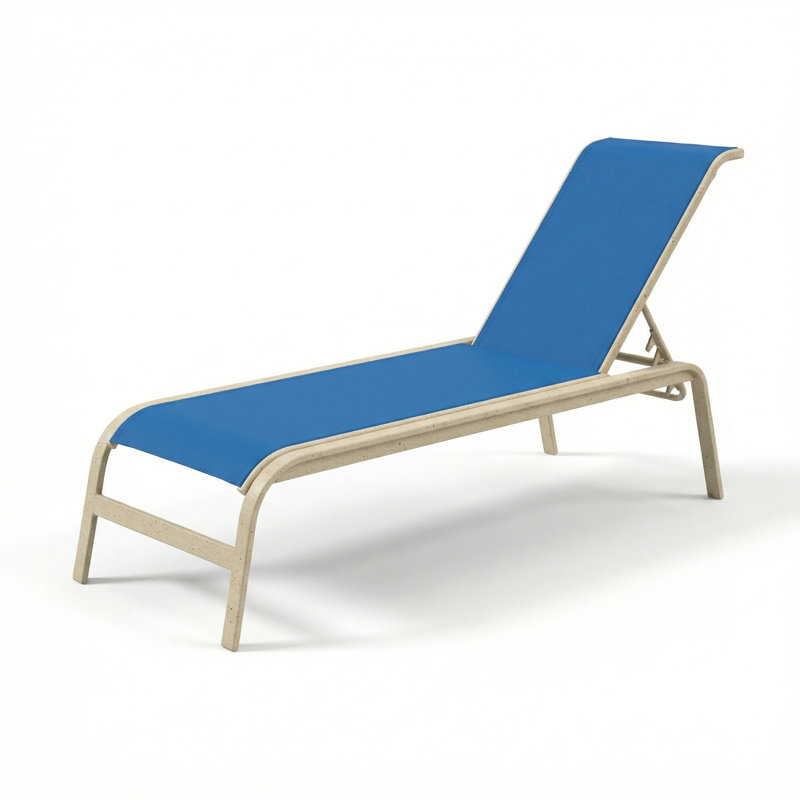 Chaise, Royal Blue Sling/Sandea