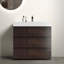 Walnut Bathroom Vanity With Sink, Large Storage Freestanding Bathroom Vanity For Modern Bathroom, One-Piece Sink Basin Without Drain And Faucet, Pre-Assembled-1918274871-1918274856