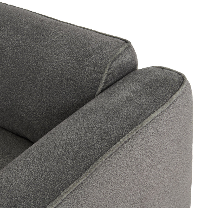 Canapé U_Style Luxury Living, Polyester gris