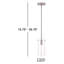 Luminaire suspendu cylindrique à 1 lumière Omak-1374069682