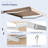 Topbuy 116'' W D Nylon Cover Retractable Patio Awning-95985276