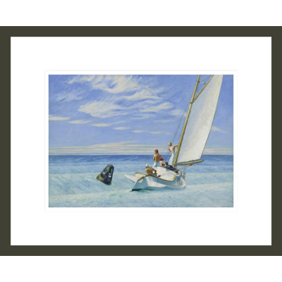 «Ground Swell» par Edward Hopper - impression giclée sur cadre