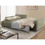 Calma - Bumpy Corner Sofa with Sleeping Function & Storage in Soft Plush Corduroy-135847545-135847528