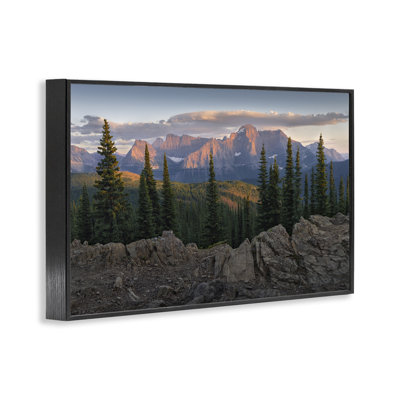 Diurnal Mountain Scenery Framed Giclee Art by Hunter Page Photography