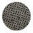 Contemporary Black Geometric Capiz Inlay Cylinder Accent Stool and Side Table for Living Room