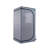 Portable Grey Mini Plus Style Steam Sauna Tent–Personal Home Spa, With Steam Generator, Remote Control, Foldable Chair, PVC Pipes. Easy To Install,Fast Heating, With FCC & UL Certification-119344868