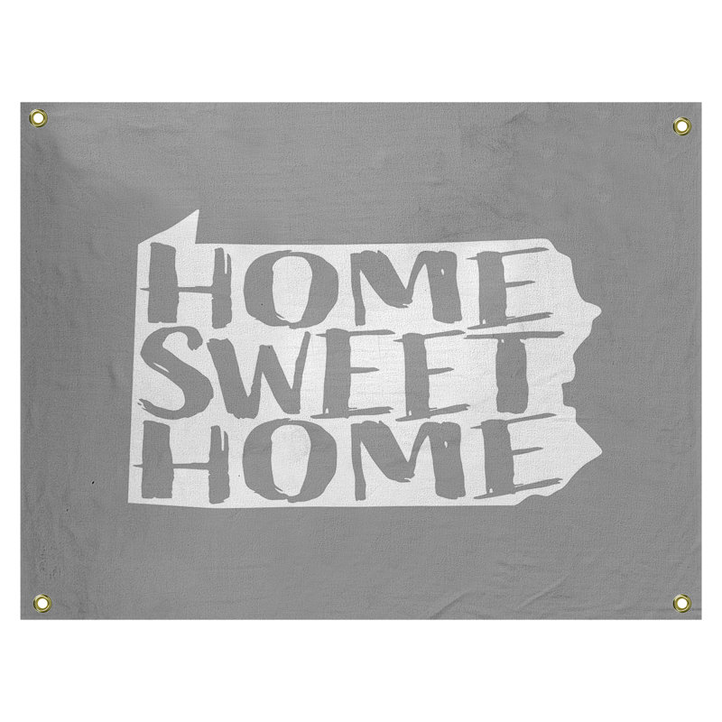 Tapisserie murale en pennsylvanie pour la maison, H 50 po x l 59 po, Gris