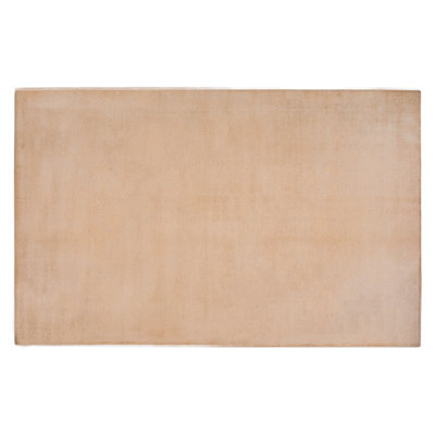 Solid Tan Rug Rectangle