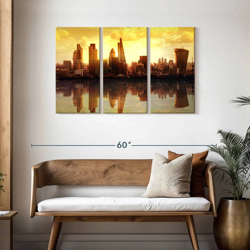Sirci London Sunset, H 28 po x l 45 po