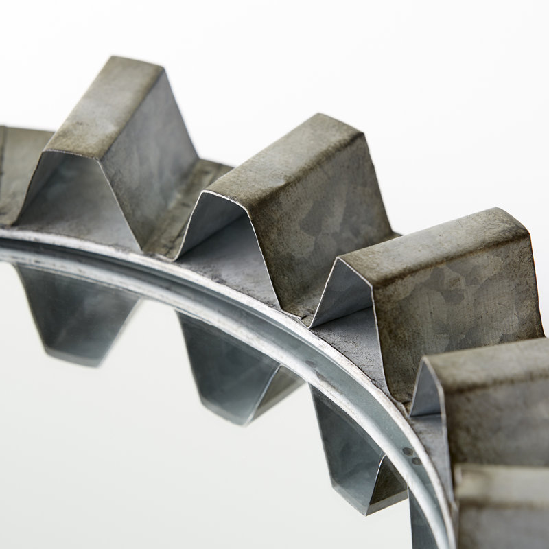 Argos Industrial Accent Mirror, 15.75" H x 15.75" W