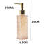 Distributeur de savon rechargeable avec pompe, paquet de 1 (or)-89700982