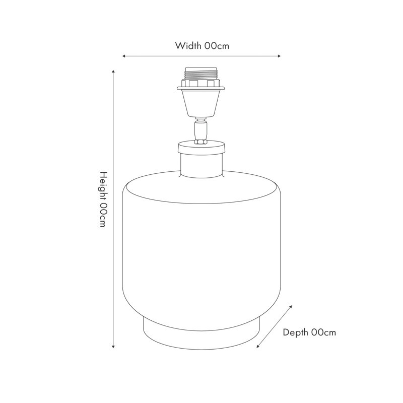 Anouk Glass Table Lamp