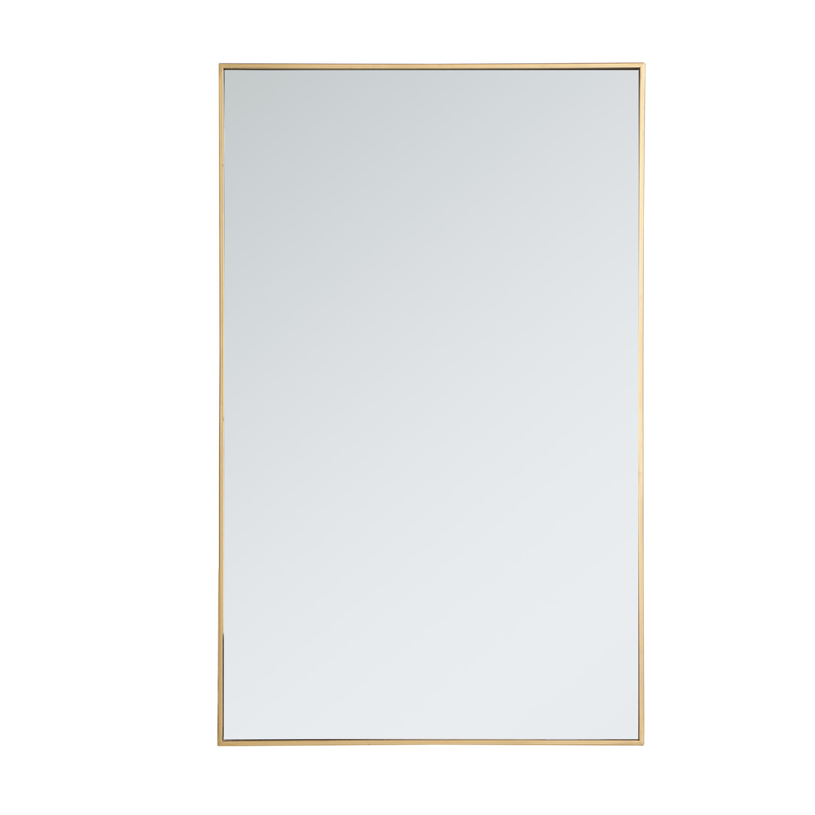 Sabine 36" Accent Mirror, 48" x 30", Brass