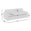 Louisa 87'' Square Arm Sofa Bed-1941763344