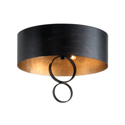  Plafonnier encastré cylindrique simple à 4 lumières 20 po Rivington
