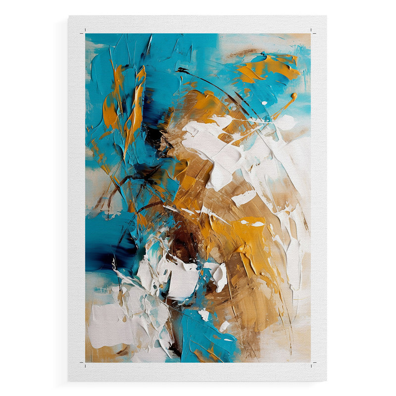 Série ABSTRACT CMXLI - Impression sur toile seulement - NON CADRE, H 60 po x l 40 po