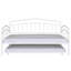 Lit de jour simple avec couchette simple, blanc-129912272