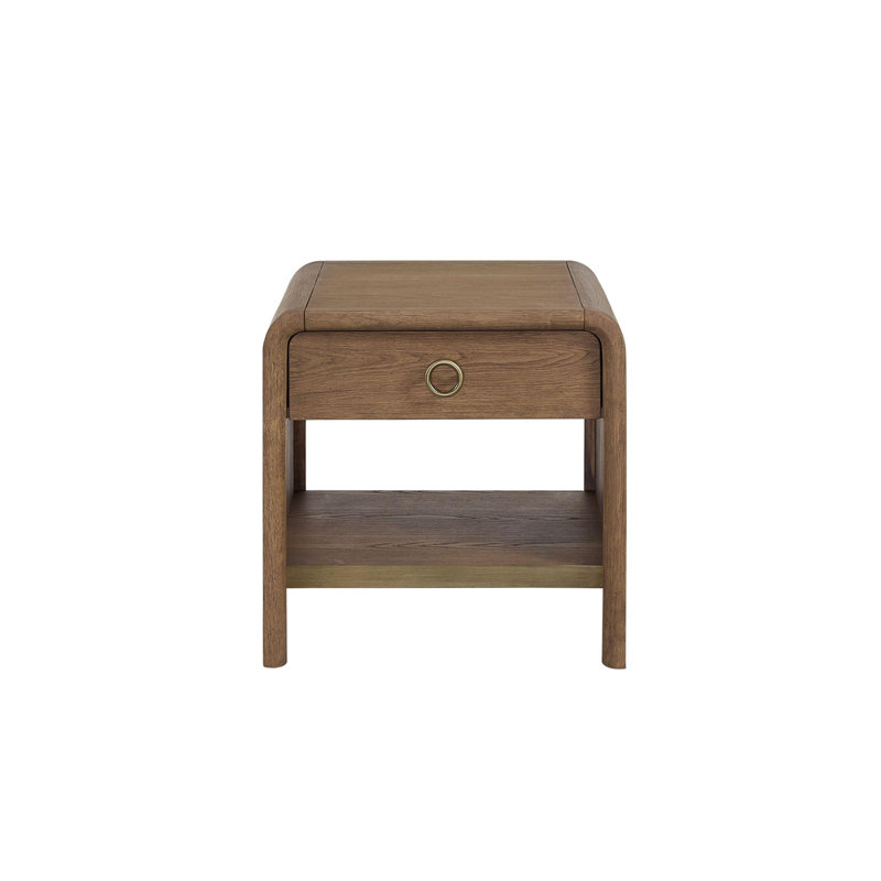 Waterfall End Table - Latte