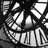 Giant Clock in Orsay Museum - Black & White Round Rug