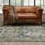 Tapis bleu / gris Karamar-61240847