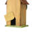 Strader Distressed Solid Wood Cottage Decorative Outdoor Garden Birdhouse with 3D Tree-1021354279