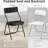 4-Pack Padded Folding Chairs – Portable Cushioned Dining Chairs for Guests-1816888554