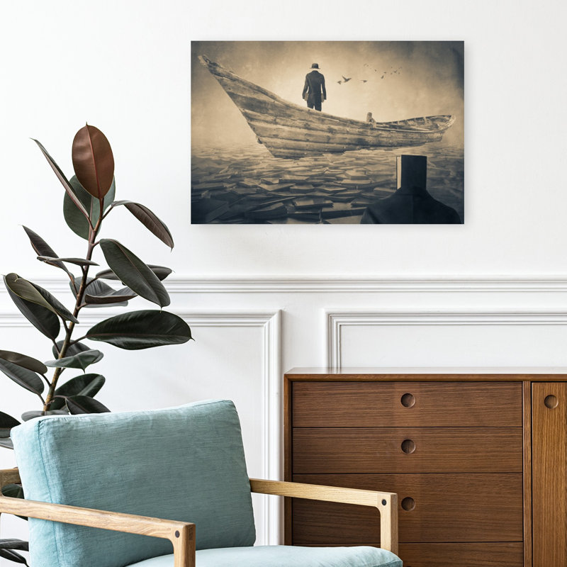 Reproduction d'art mural surréel surréel, H 16 po x l 24 po