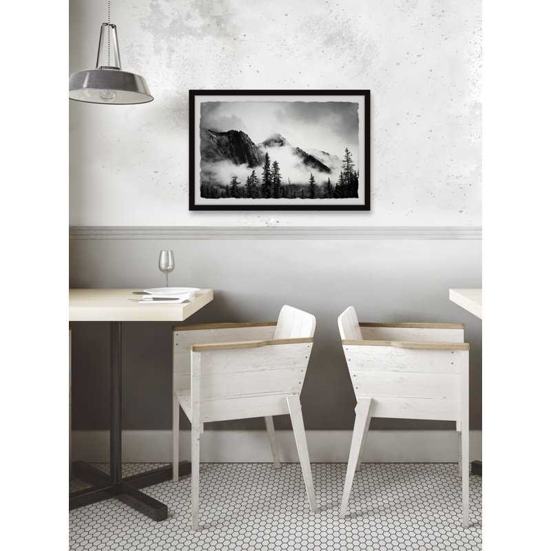 Mysterious Peak - Single Picture Frame Print, 38cm H x 45cm W