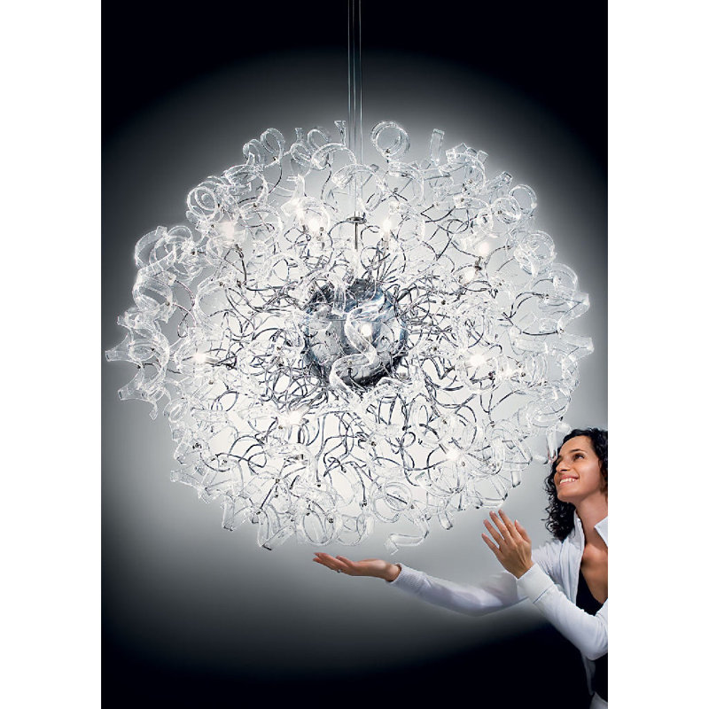 Astro 18 - Light Chandelier, Clear