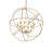 54" Wide Atom Enerjisi 12 Light Chandelier
