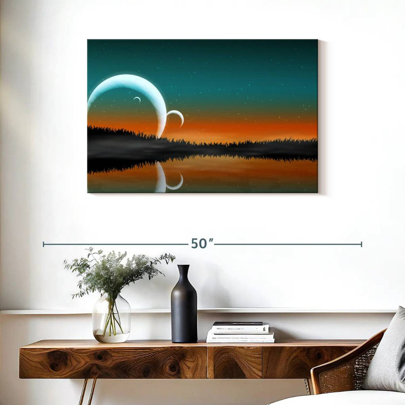 Kelan Space Landscape, 24" H x 36" W