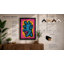 Blue Character Burst Eclectic - Framed Print-1424903521-1424903550