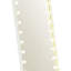 Miroir de plancher à DEL avec contrôle tactile Samie, métal blanc 32 x 71 Samie