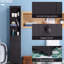 Rangement pour salle de bain - Armoire 3 tiroirs et brun