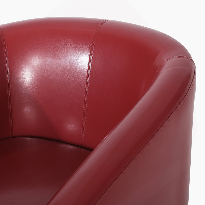 Fauteuil club pivotant, Rouge