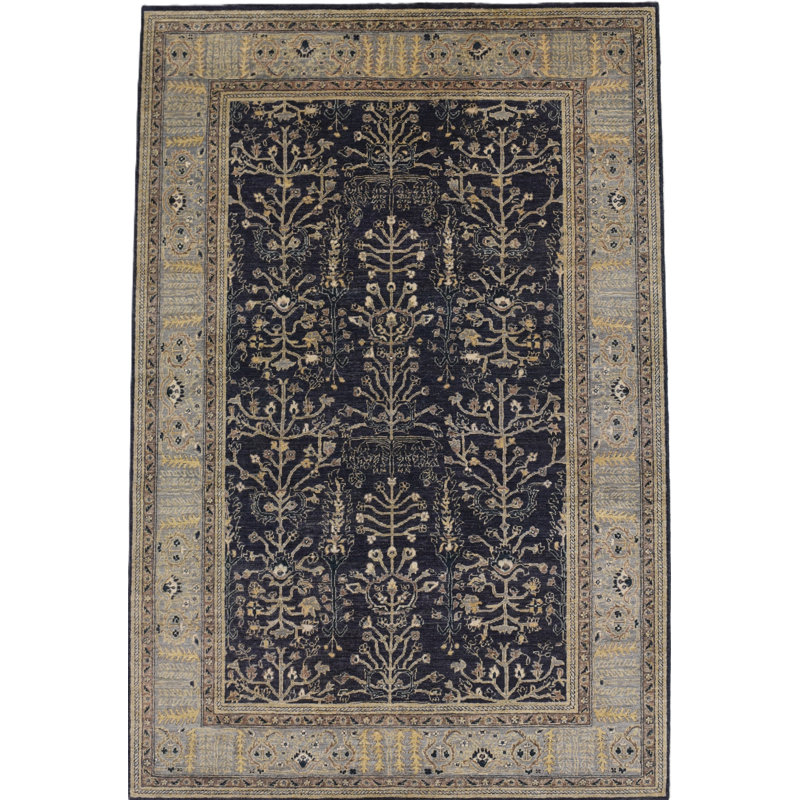 Traditional One-of-a-Kind Rectangle 5'11" X 8'11" Wool Area Rug