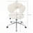 360°Swivel Height Adjustable,Swivel Chair,Teddy fabric,home office chair-1669524158
