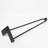 ROUS Hardware 36" Hairpin Furniture Leg | Steel Mid-Century Modern Table Leg – Charcoal (Black), 1 Count-339201028-339201030