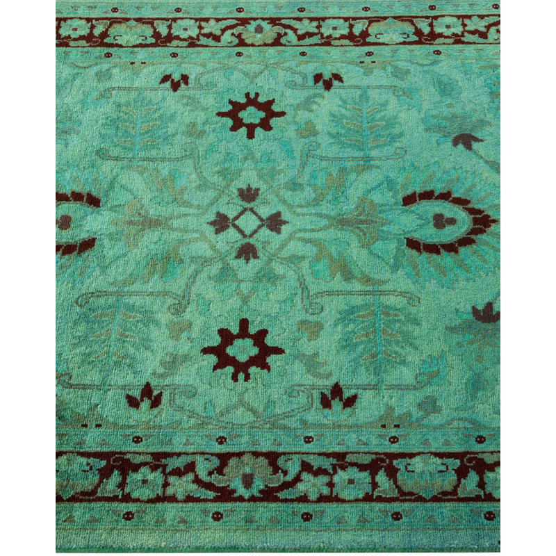 Fine Vibrance One-of-a-Kind 2' 6" X 12' 4" Hand Knotted Area Rug