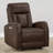 Wall Hugger Power Recliner With Faux Leather Upholstery – Ergonomic High-Back Design-902599659