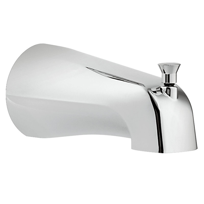 Monticello Single Handle Wall Mounted Tub Spout Trim, Chrome