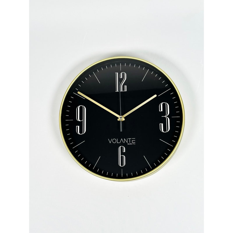 Ampelio Wall Clock, Gold
