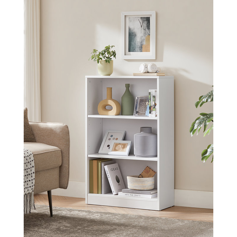 Pelak Bookcase, (3 Shelves) 93cm H x 60cm W x 24cm D, White
