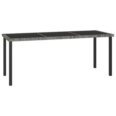 Adhira Rectangular Outdoor Dining Table , 180cm cm W 70cm cm D