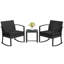 Ensemble de chaises berçantes d'extérieur 16 po pour 2 personnes-1093175243