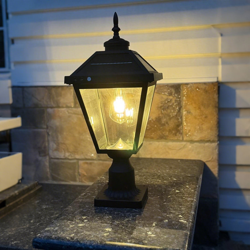 22-In Solar Lantern Head Dusk-To-Dawn