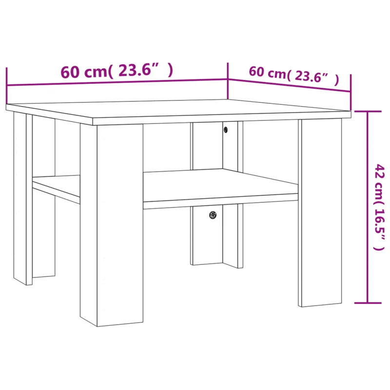 Abdulrahman Coffee Table with Storage, Sonoma Oak
