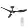 52" Ulanda Blade LED Propeller Ceiling Fan with Remote Control